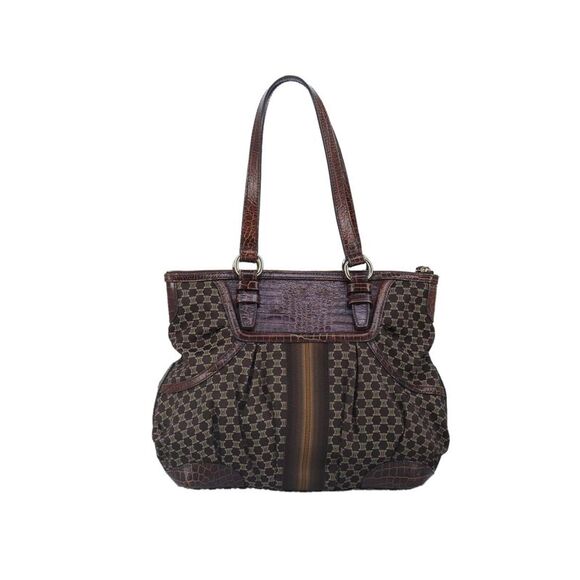 Pre Loved Celine Macadam Women Brown Shoulder Bags - Picture 3 of 8